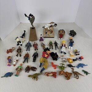 Kids Random Action Figure & Toy Dinosaur Lot 40 Figs Total